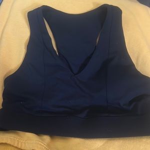 Black pleated like bra